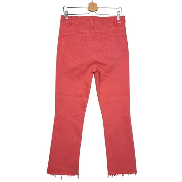 MOTHER The Hustler Ankle Fray Second Chance Jeans in Rose of Sharon - Picture 3 of 10